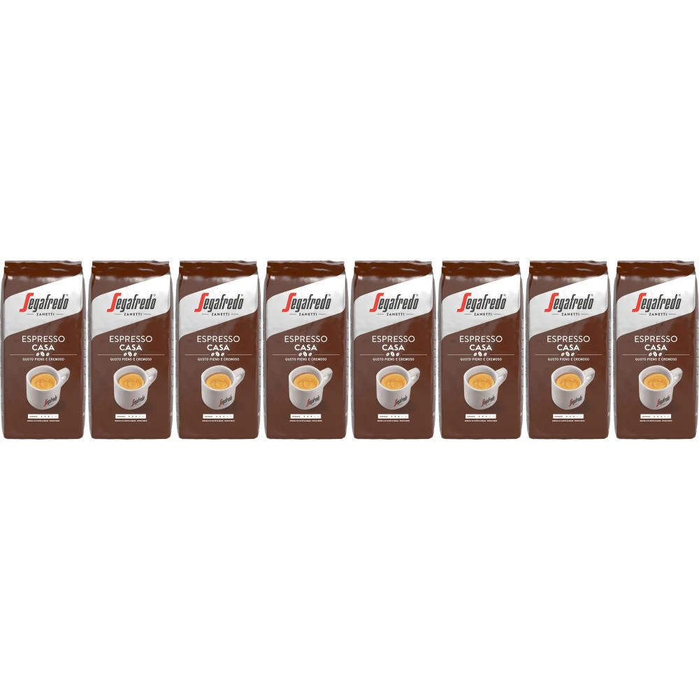 Segafredo Espresso Casa - coffee beans - 8 x 1 kg