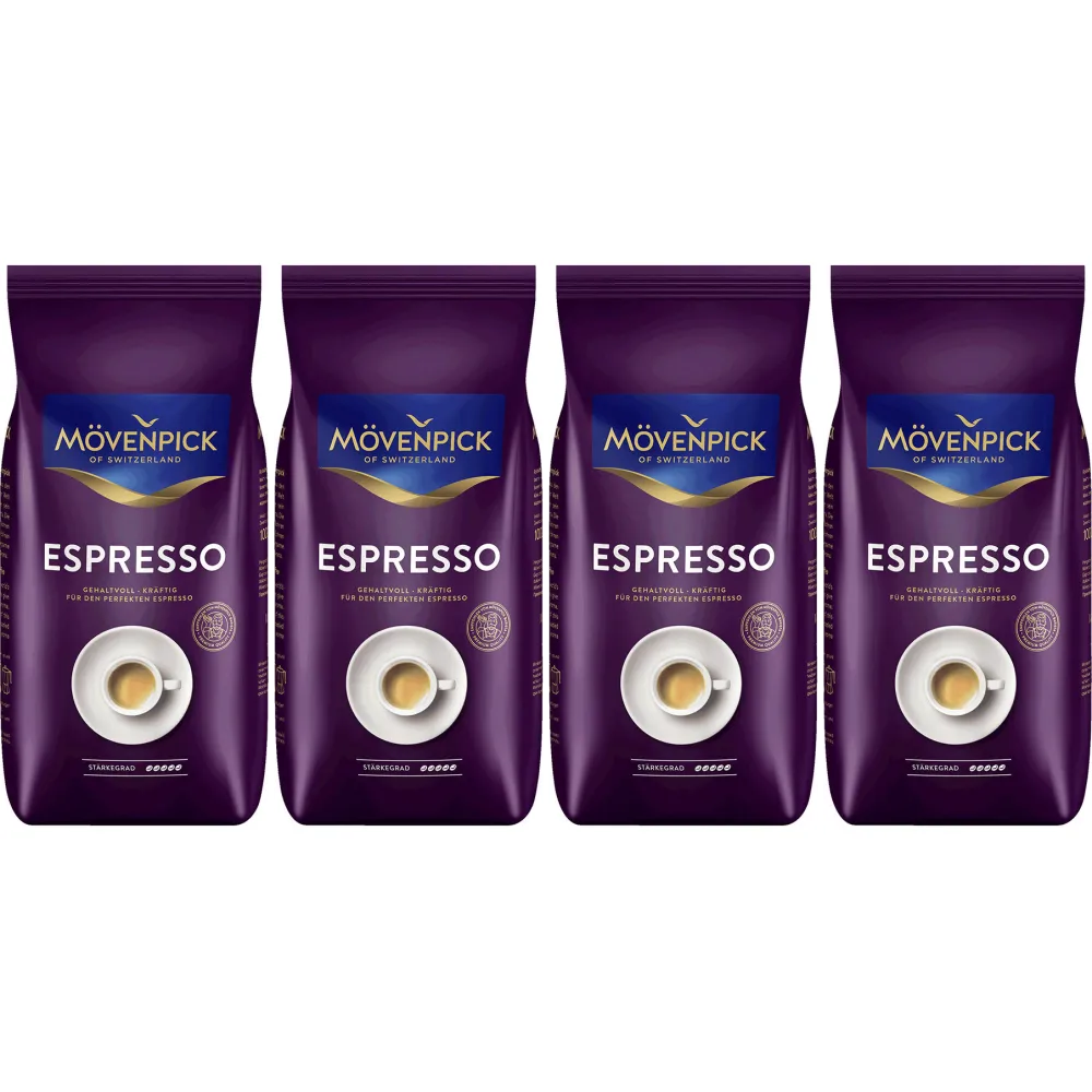 Mövenpick Espresso - coffee beans - 4 x 1 kg