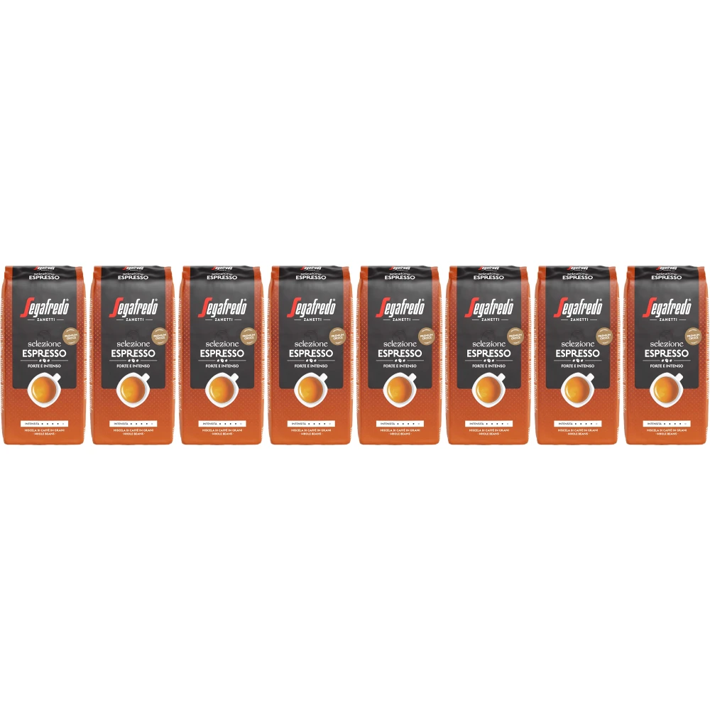 Segafredo Selezione (oro) Espresso - coffee Beans - 8 x 1 KG
