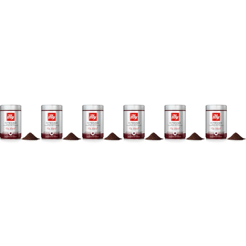 illy Intenso - ground coffee - 6 x 250 g