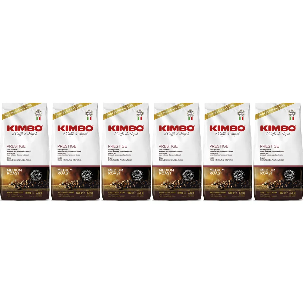 Kimbo Prestige - coffee beans - 6 x 1 kg