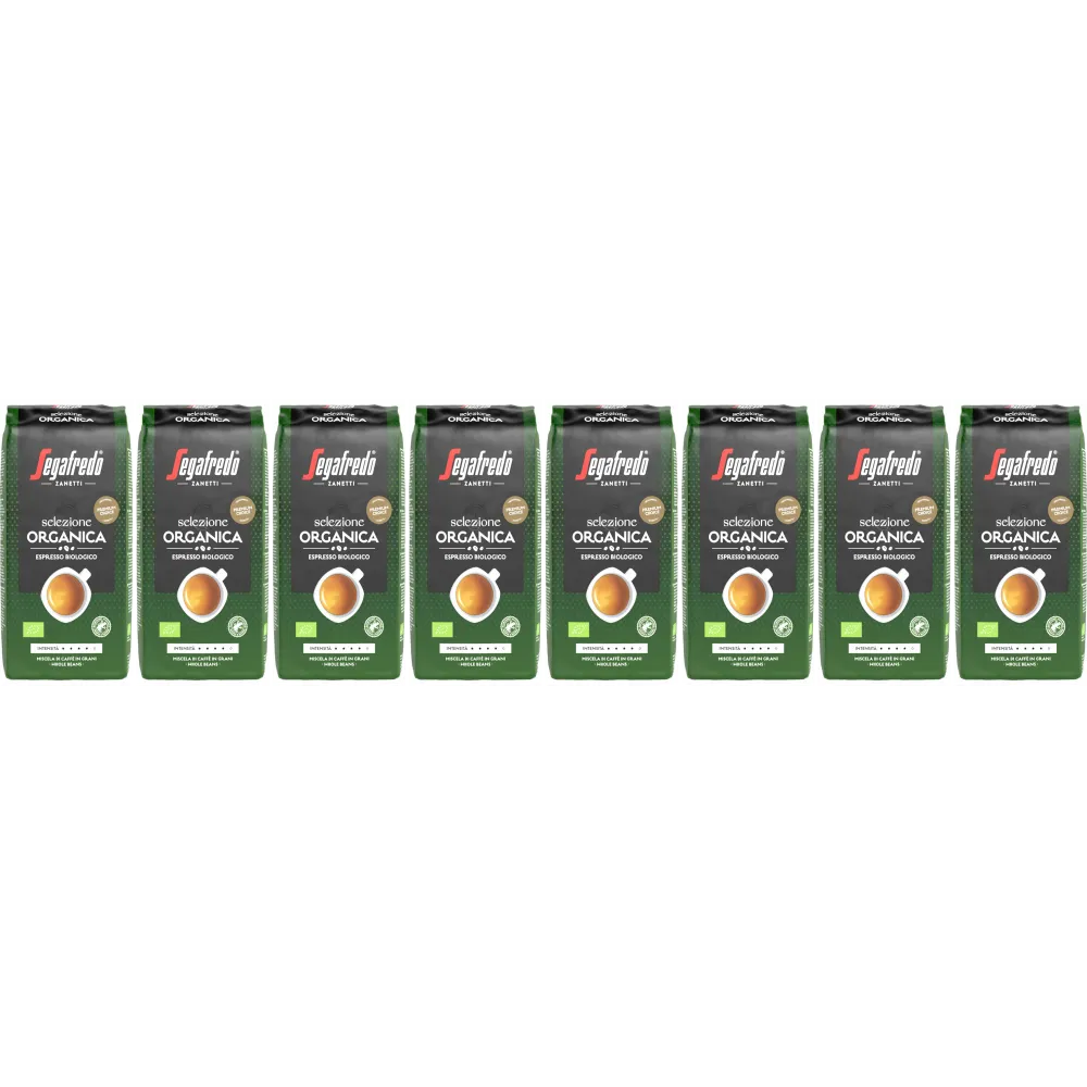 Segafredo Selezione Organica - coffee beans - 8 x 1 kg