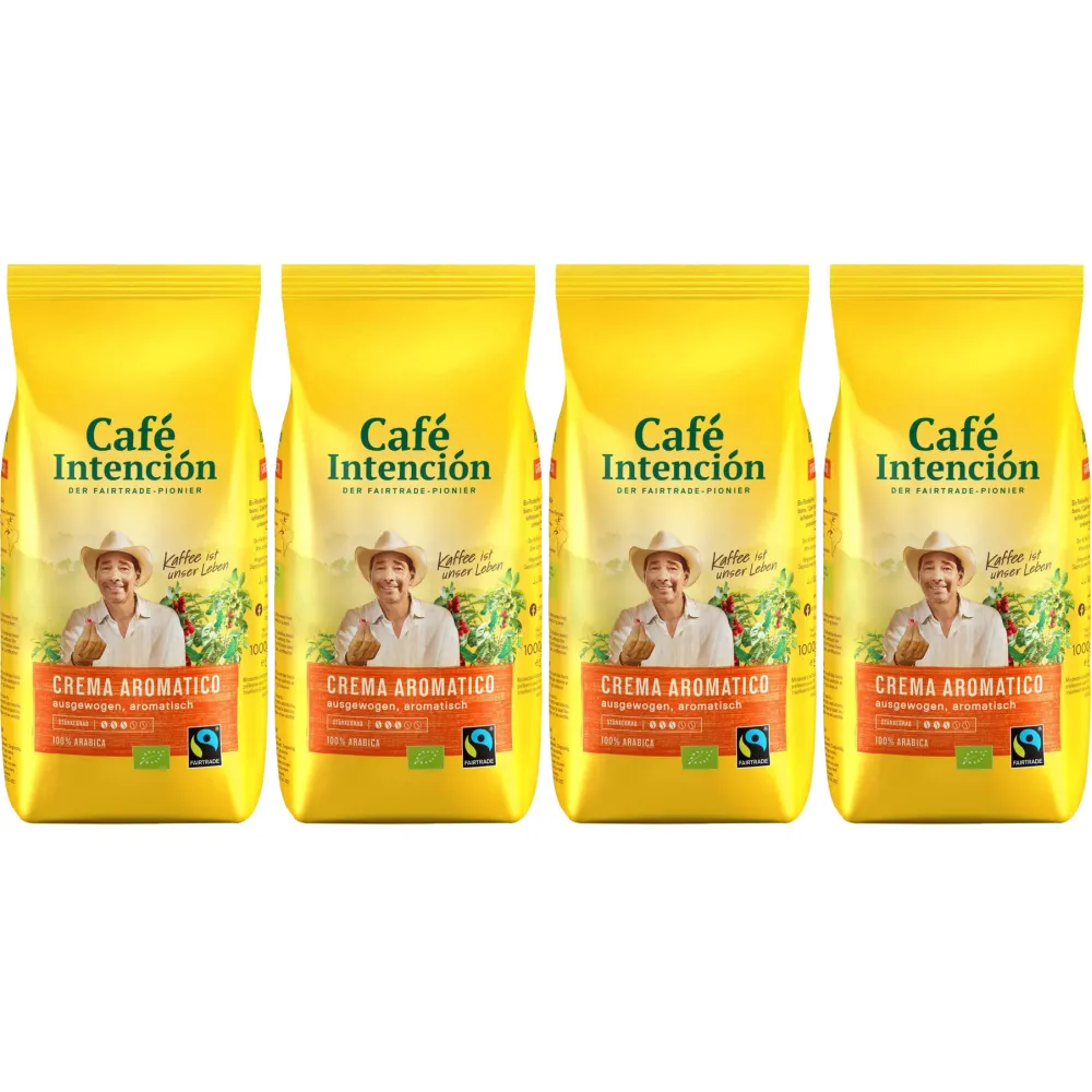 Café Intención Crema Aromatico - coffee beans - 4 x 1 KG