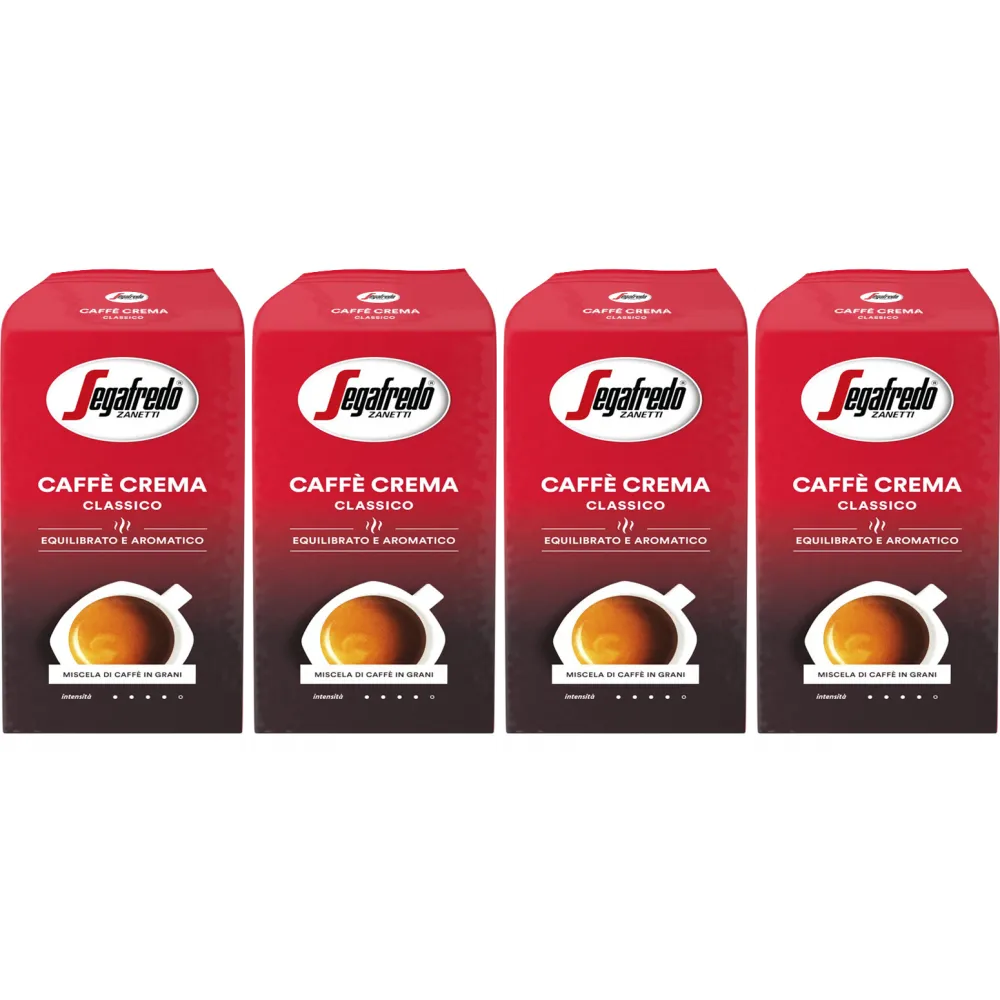 Segafredo Caffè Crema Classico - coffee beans - 4 x 1 kg