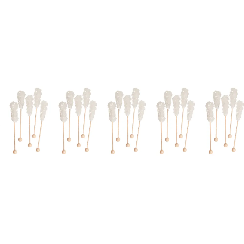 Crystallised Sugar Sticks (white)