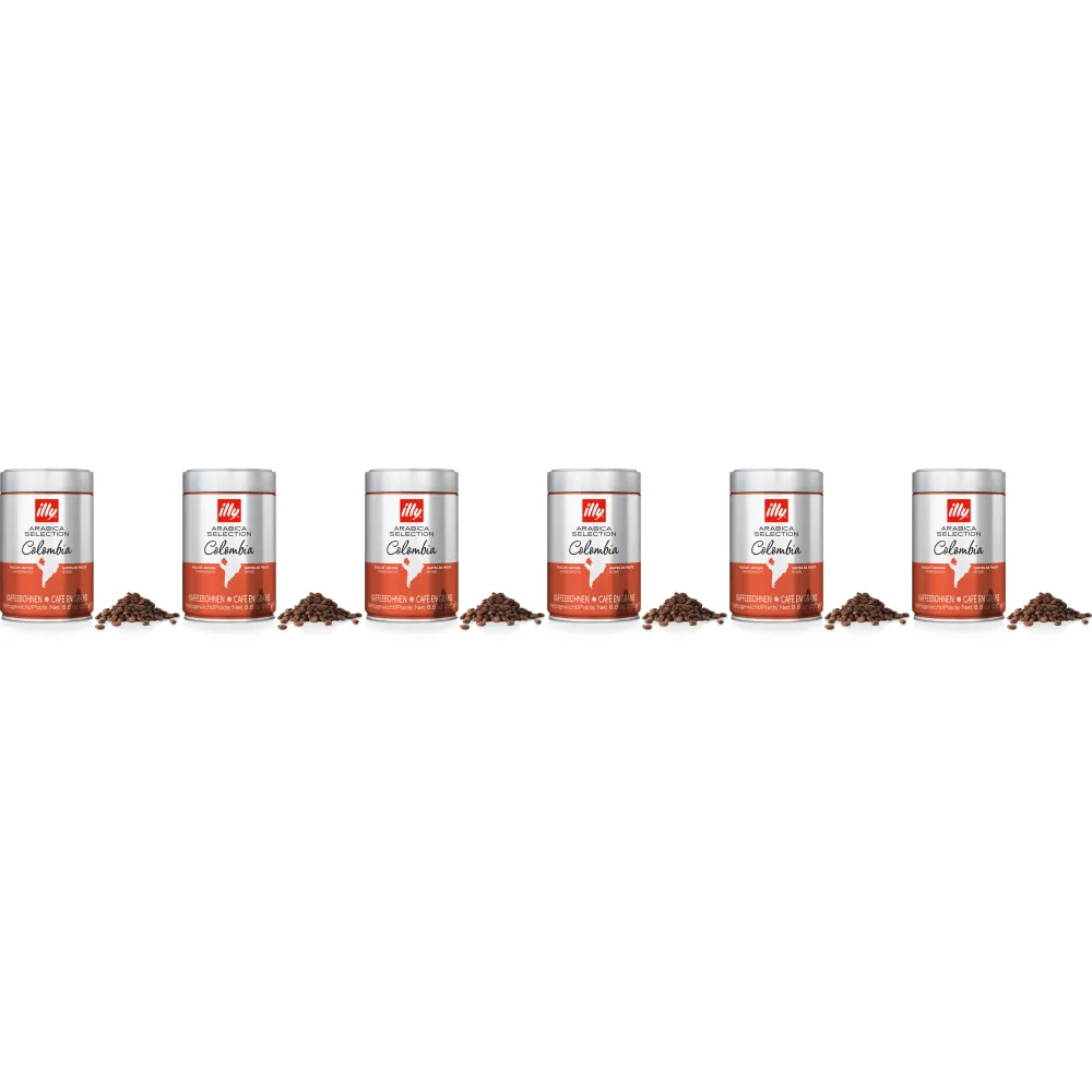 illy - Arabica Selection Colombia - 6 x coffee beans - 250 g