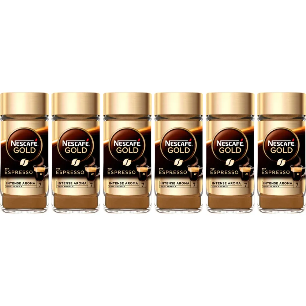 Nescafé Gold Espresso - instant coffee - 6 x 100 grams
