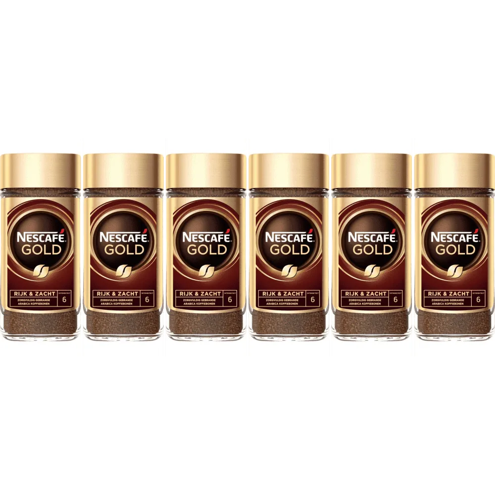 Nescafé Gold - Instant Coffee - 6 x 200 grams