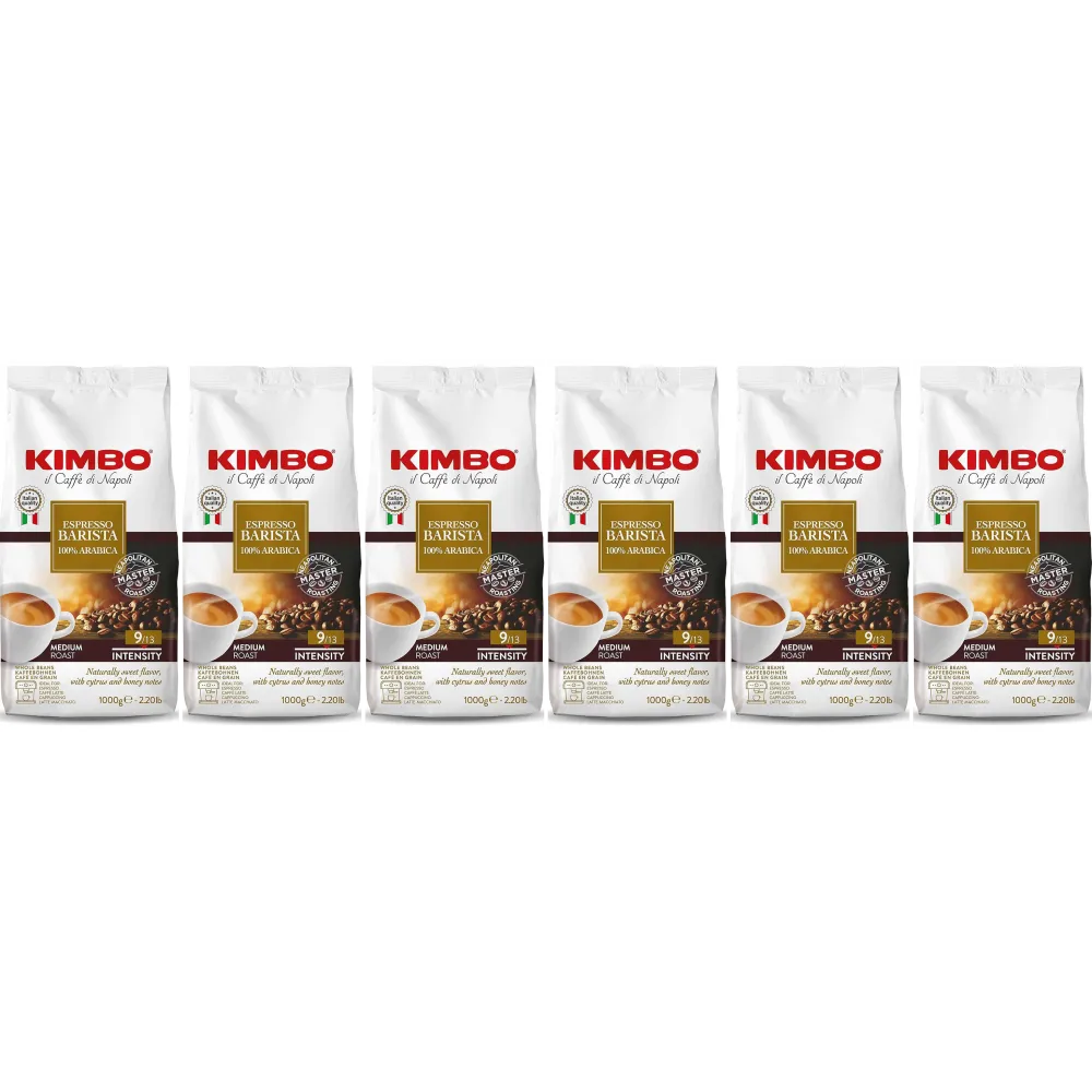 Kimbo Espresso Barista 100% arabica - coffee beans - 6 x 1 kg