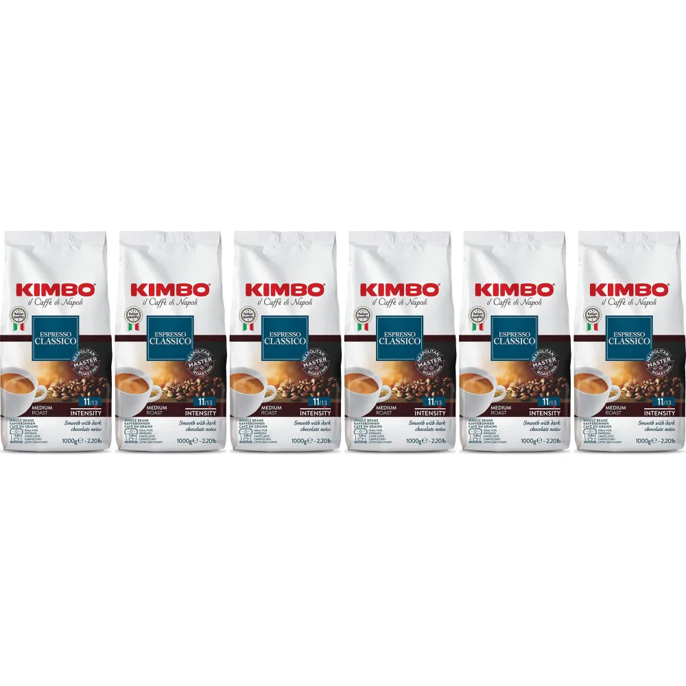 Kimbo Espresso Classico - coffee beans - 6 x 1 kg