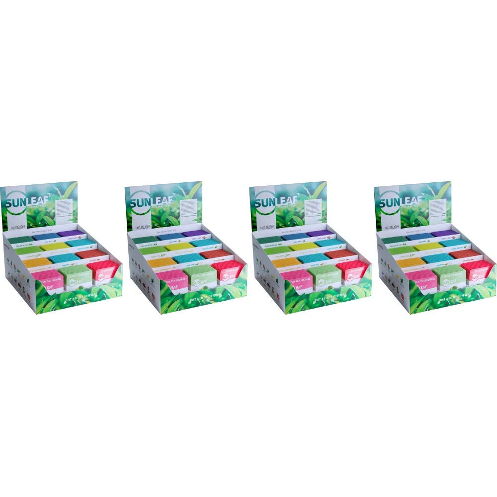 Assorted display - Sunleaf - 4 x 12 x 10 tea bags