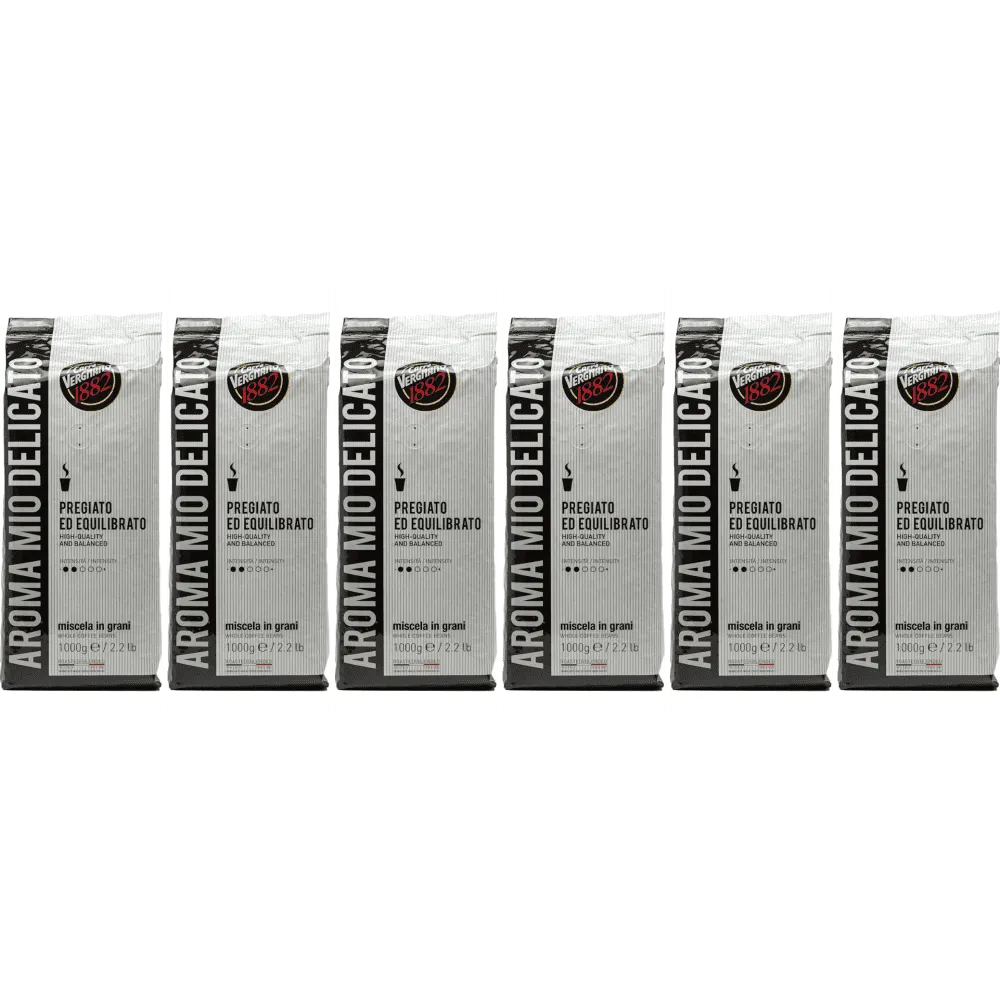 Caffè Vergnano 1882 Aroma Mio Delicato - coffee beans - 6 x 1 kg