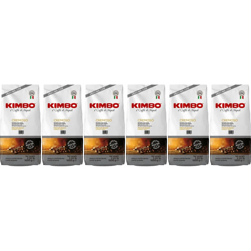 Kimbo Cremoso - coffee beans - 6 x 1 kg