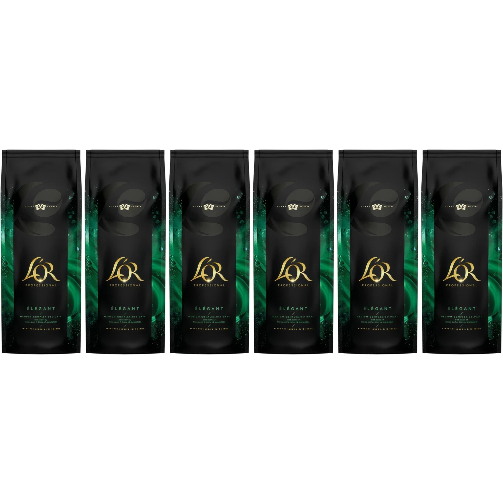 L'OR Espresso Elegant Espresso - Coffee Beans - 6 x 1 Kilogram
