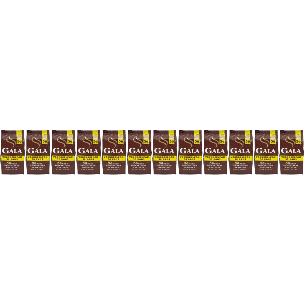Gala Dark Roast - coffee pods - 12 x 56 pieces