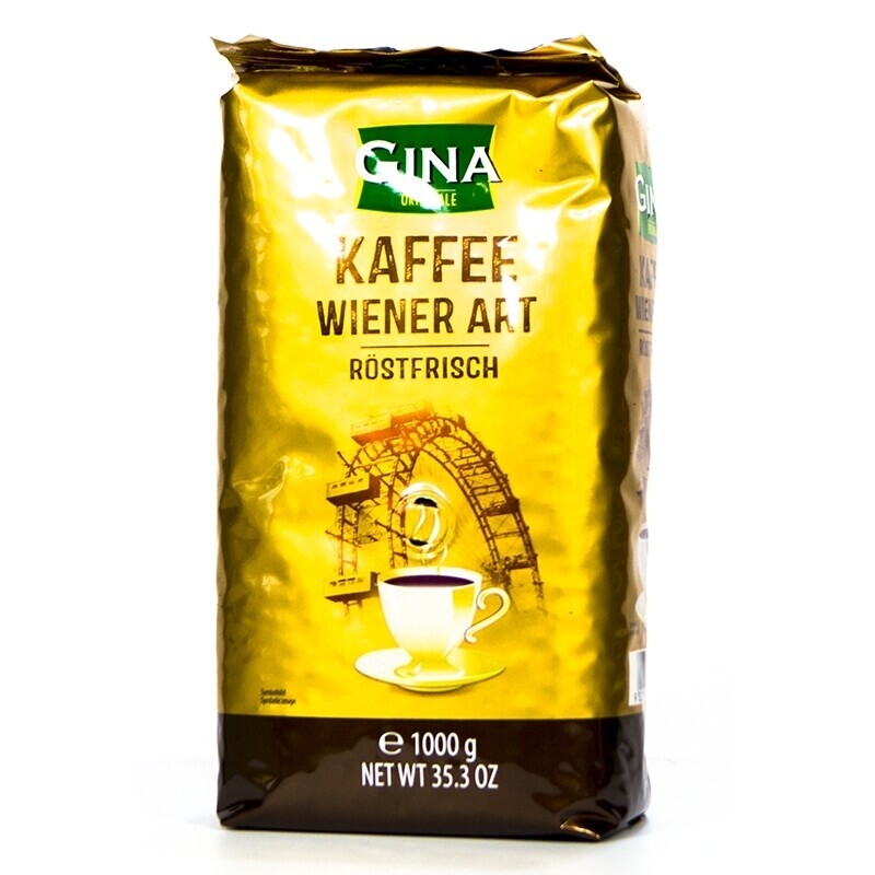 Gina Wiener Kaffee - coffee beans - 6 x 1 KG