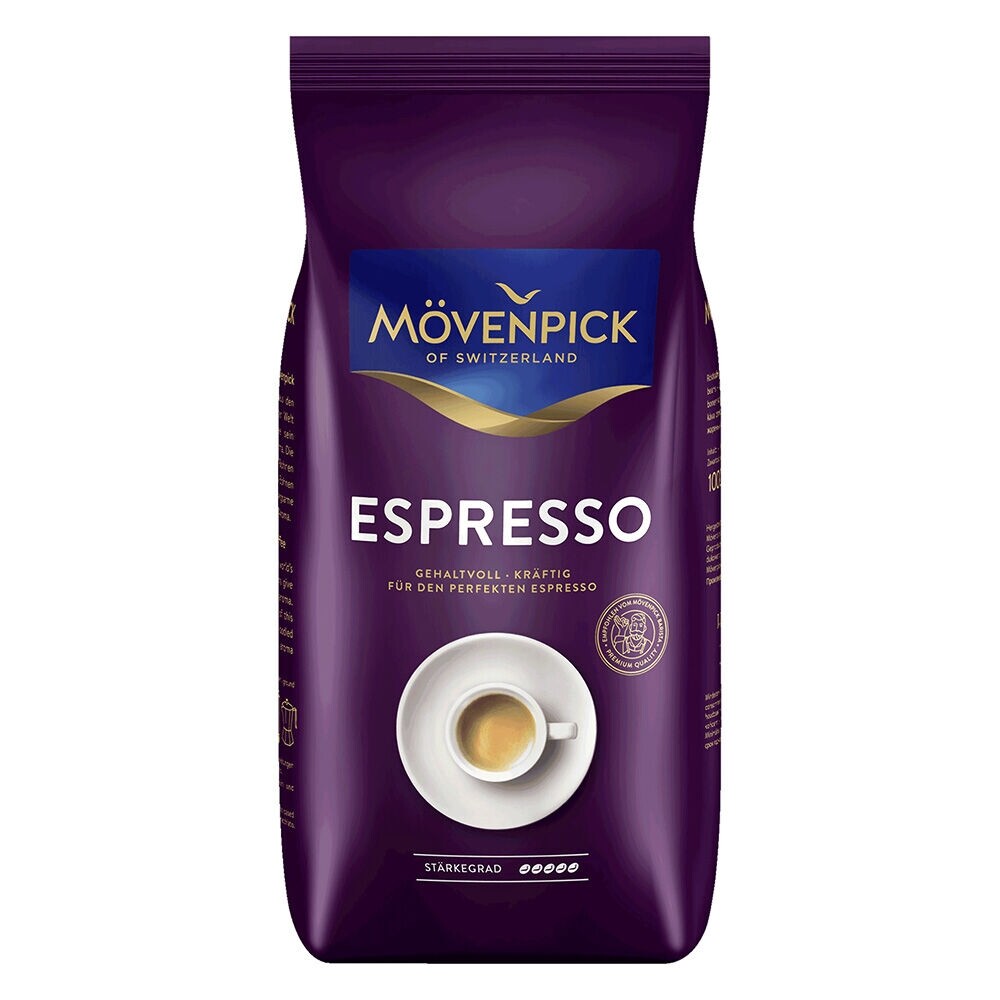 Mövenpick Espresso - coffee beans - 4 x 1 KG
