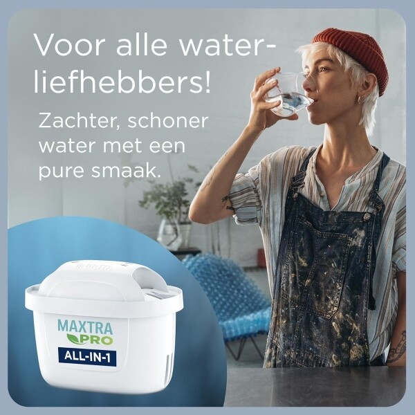 Brita - Glass Filter Jug + 1 Maxtra Filter Cartridge 1ST