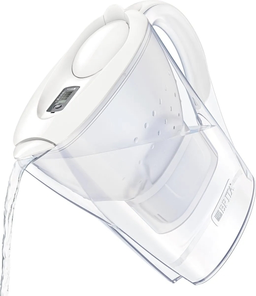 Brita - Water Filter Jug Marella White + 1 Maxtra Filter Cartridge 2.4L