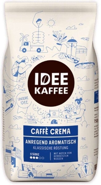 Idee Kaffee Caffè Crema - coffee beans - 750 grams