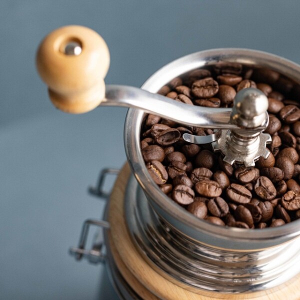 La Cafetière - coffee grinder / bean grinder - stainless steel