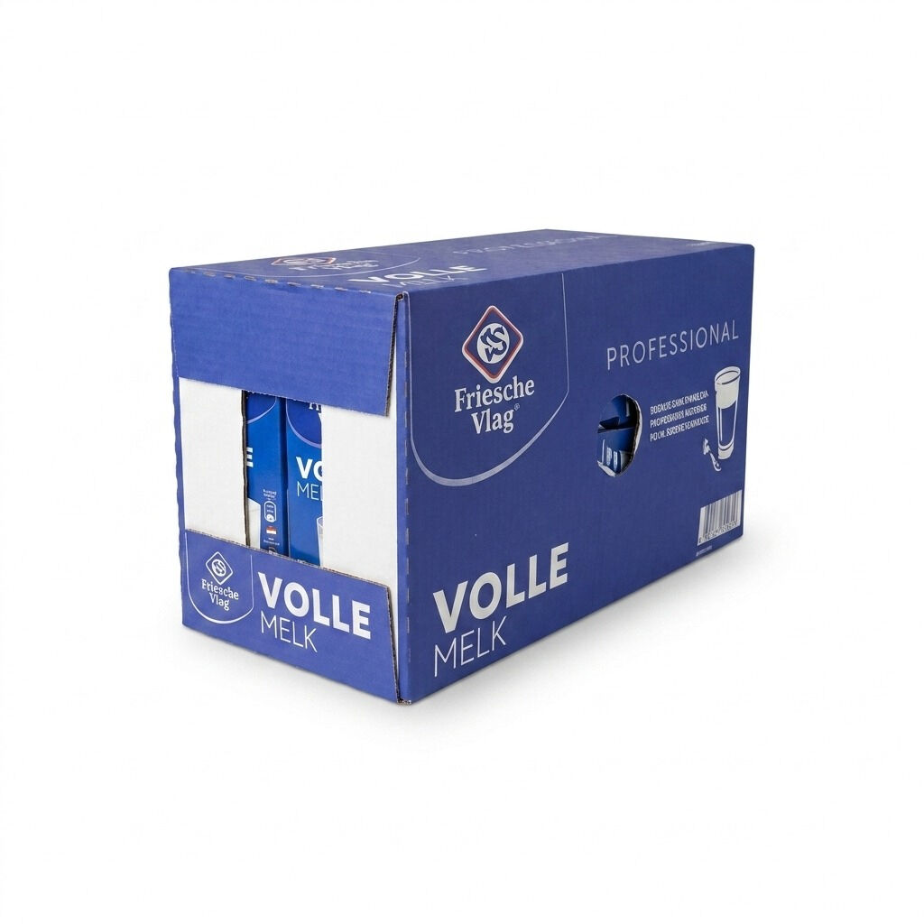 Friesche Vlag Lang Lekker whole milk - box 12 x 1 litre