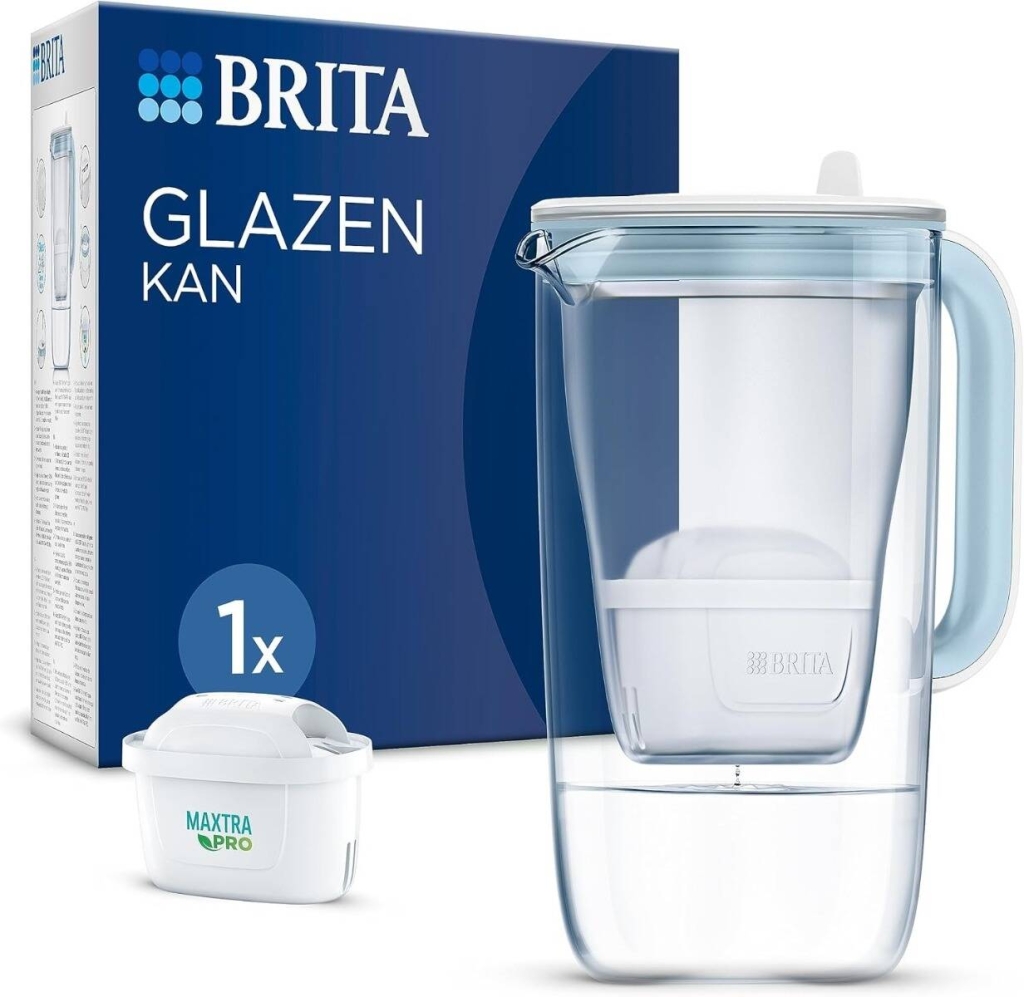 Brita - Glass Filter Jug + 1 Maxtra Filter Cartridge 1ST