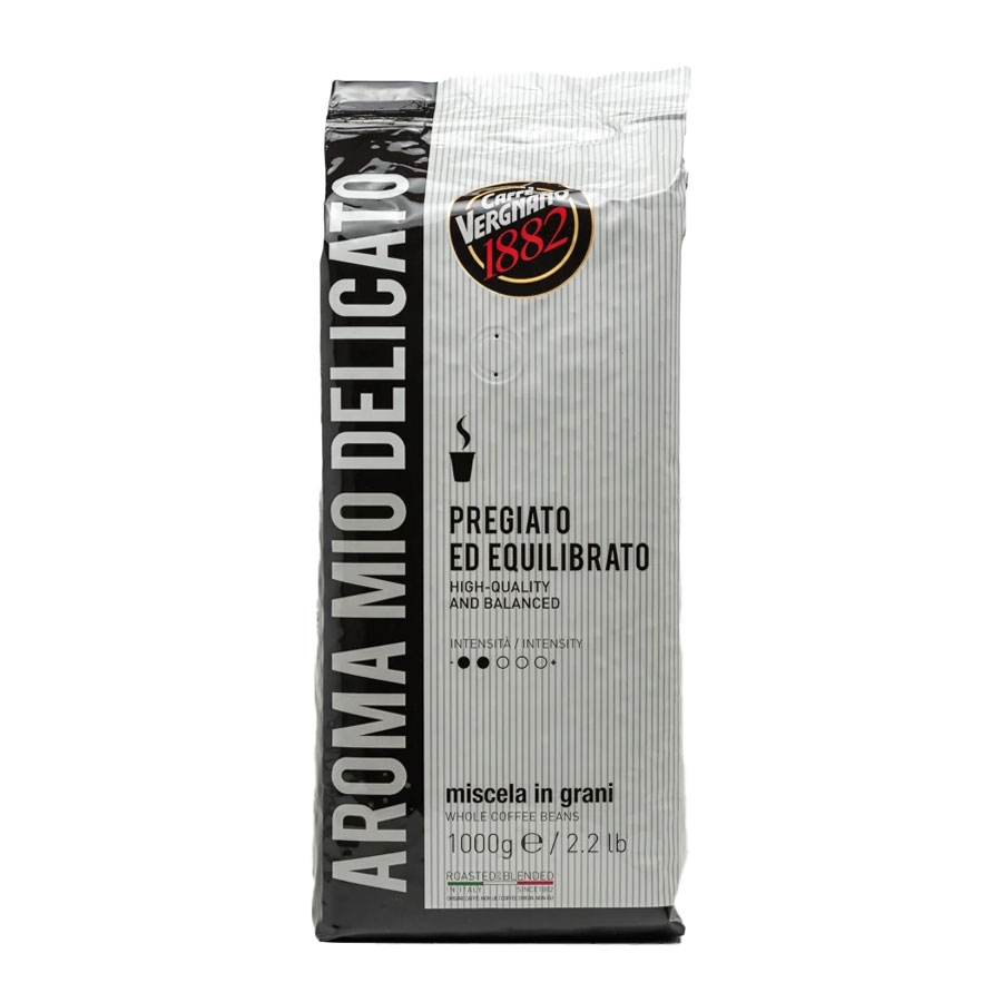 Caffe Vergnano 1882 aroma mio delicato - coffee beans - 1 kilo