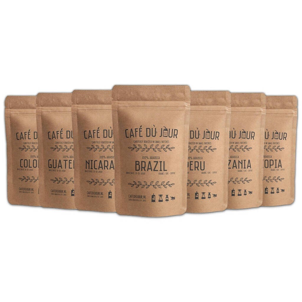 Single Origins - Fresh coffee beans - 7 x 250 g
