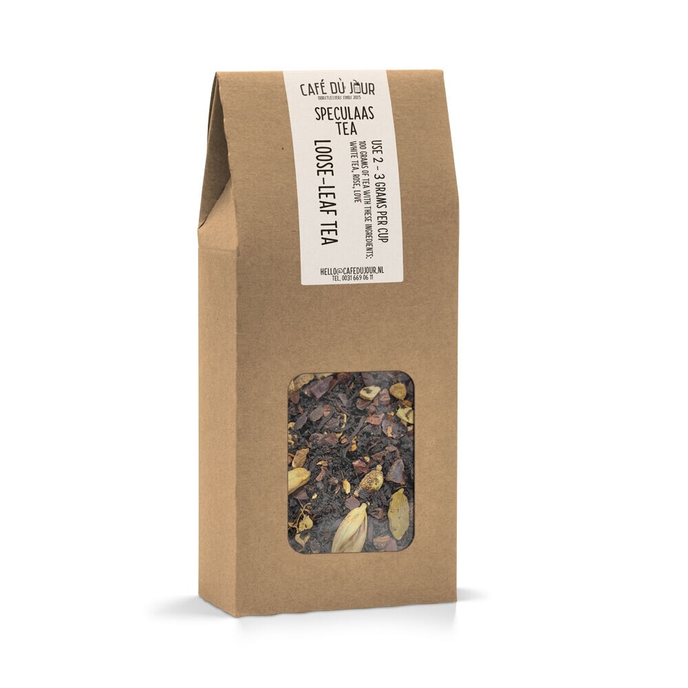 Speculaas tea – Black tea 100 grams – Café du Jour loose leaf tea
