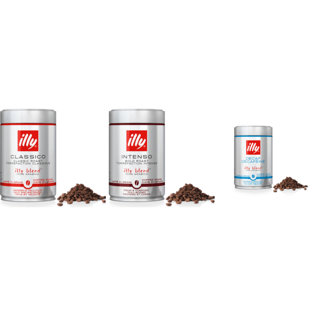 illy Espresso Tasting Pack with Decaf - coffee beans - 3 x 250 grams