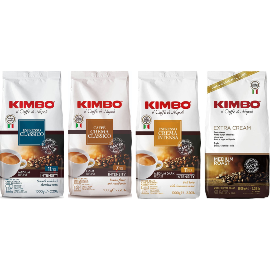 Kimbo Tasting Pack Classic Italian - 4 x 1 kg