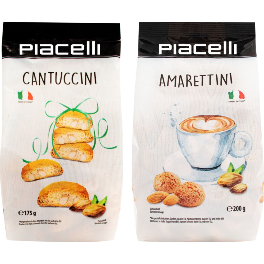 Italian Biscuit Duo - Cantuccini & Amarettini