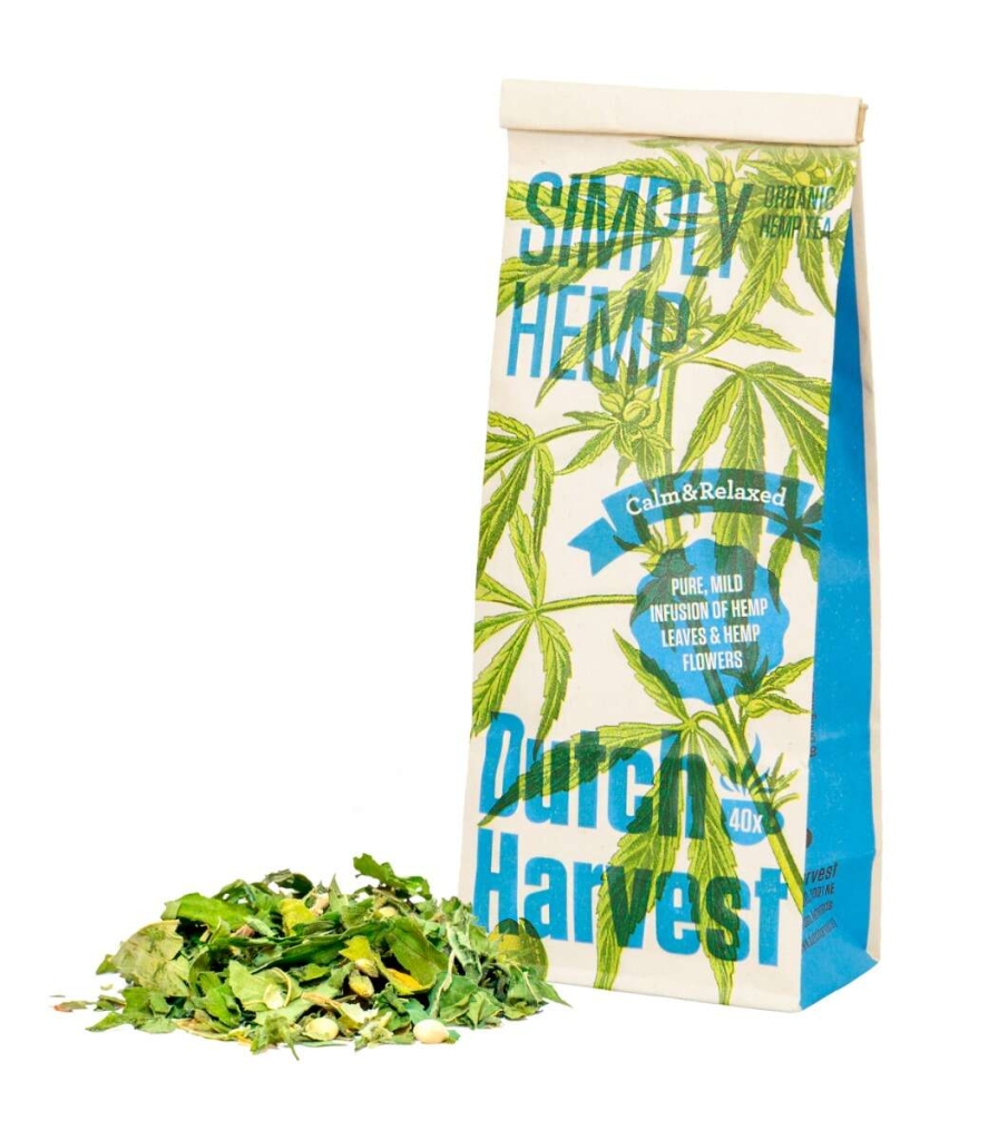 Simply Hemp - Pure hemp tea 40 grams - Dutch Harvest loose leaf tea