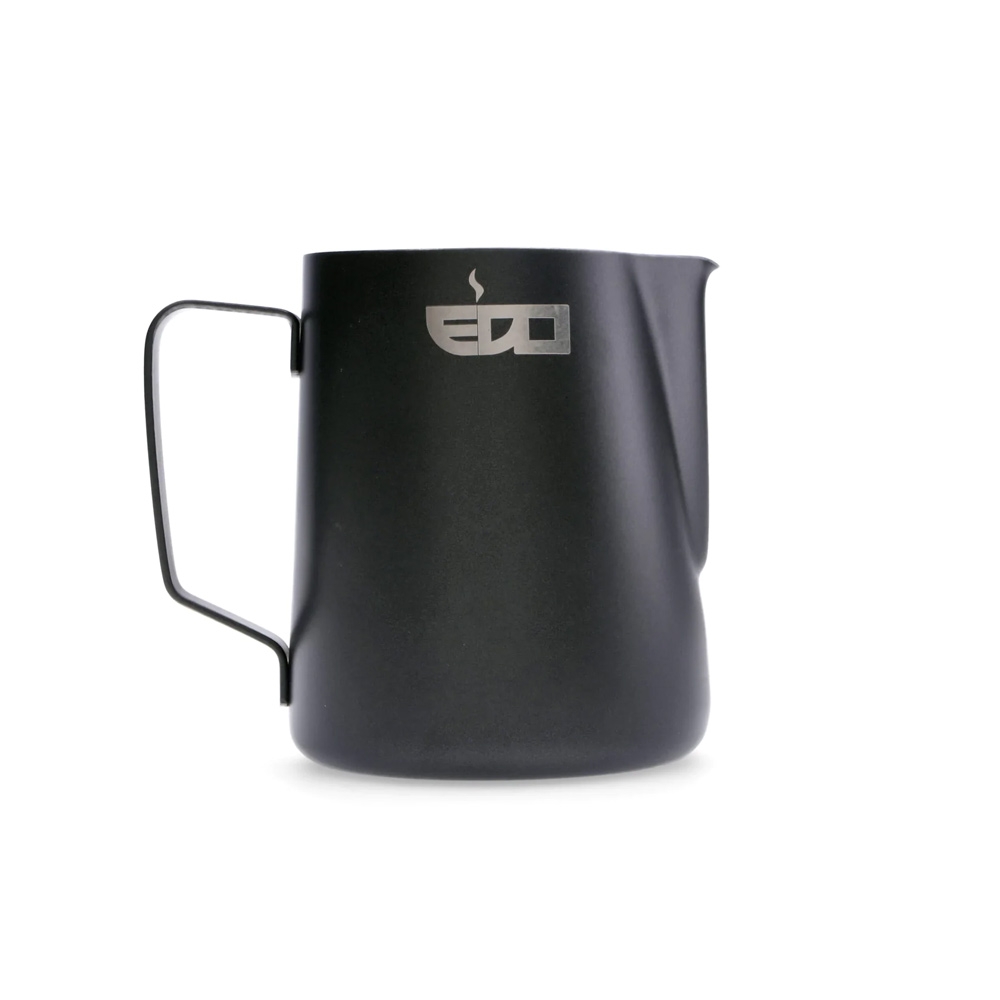 Milk jug - stainless steel matt black - 600 ml