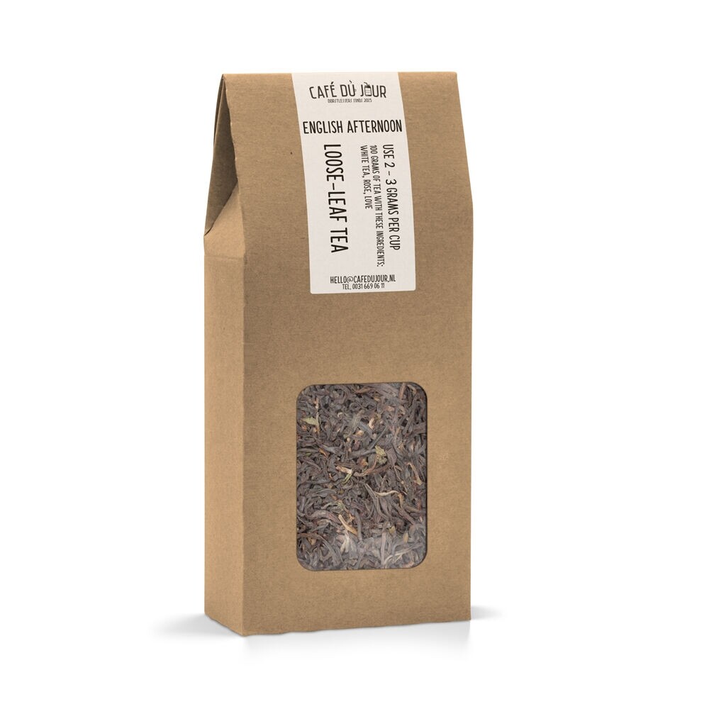 English Afternoon - Black Tea 100 gram - Café du Jour loose Tea