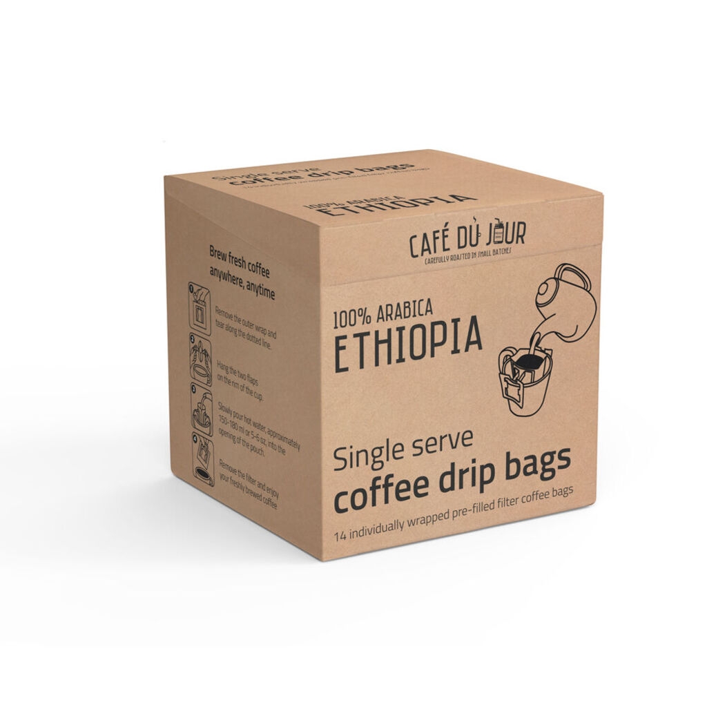 Single-serve coffee drip bags Ethiopia