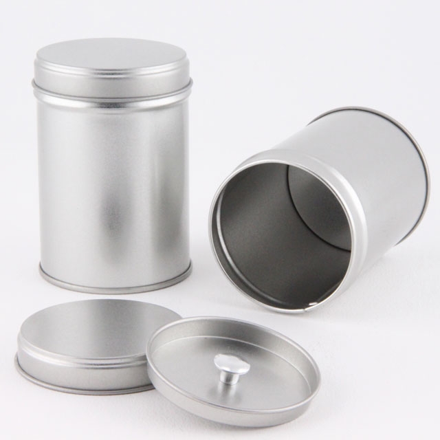 Tea tin 61 x 88 mm for approximately 40 to 50 grams of tea