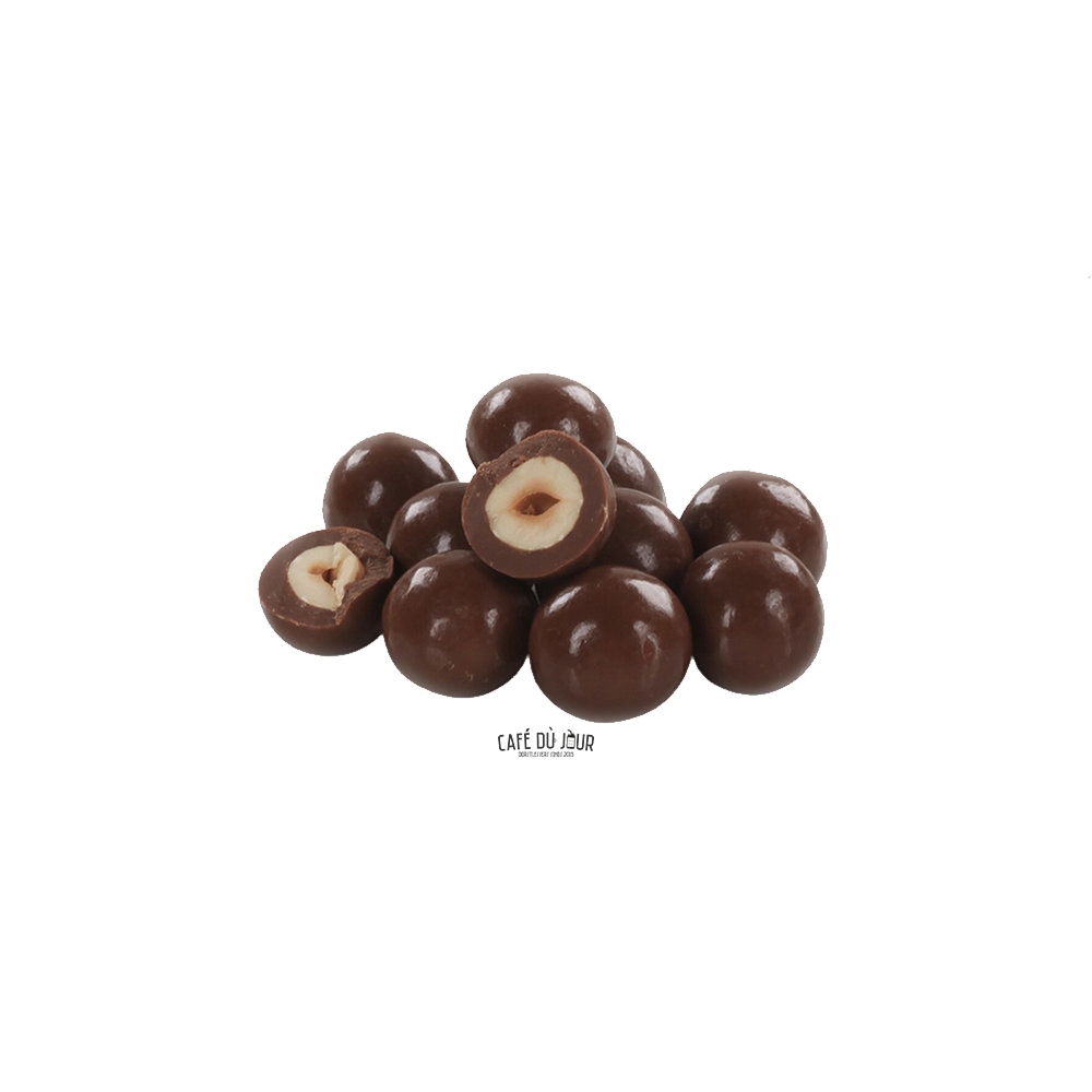 Hazelnuts in dark chocolate 250 grams