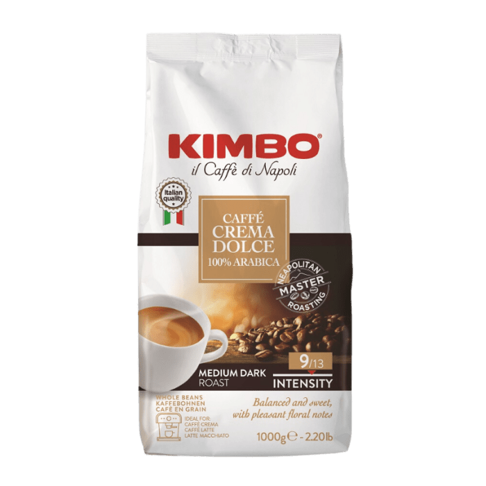 Kimbo Dolce Crema - coffee beans - 1 kilo