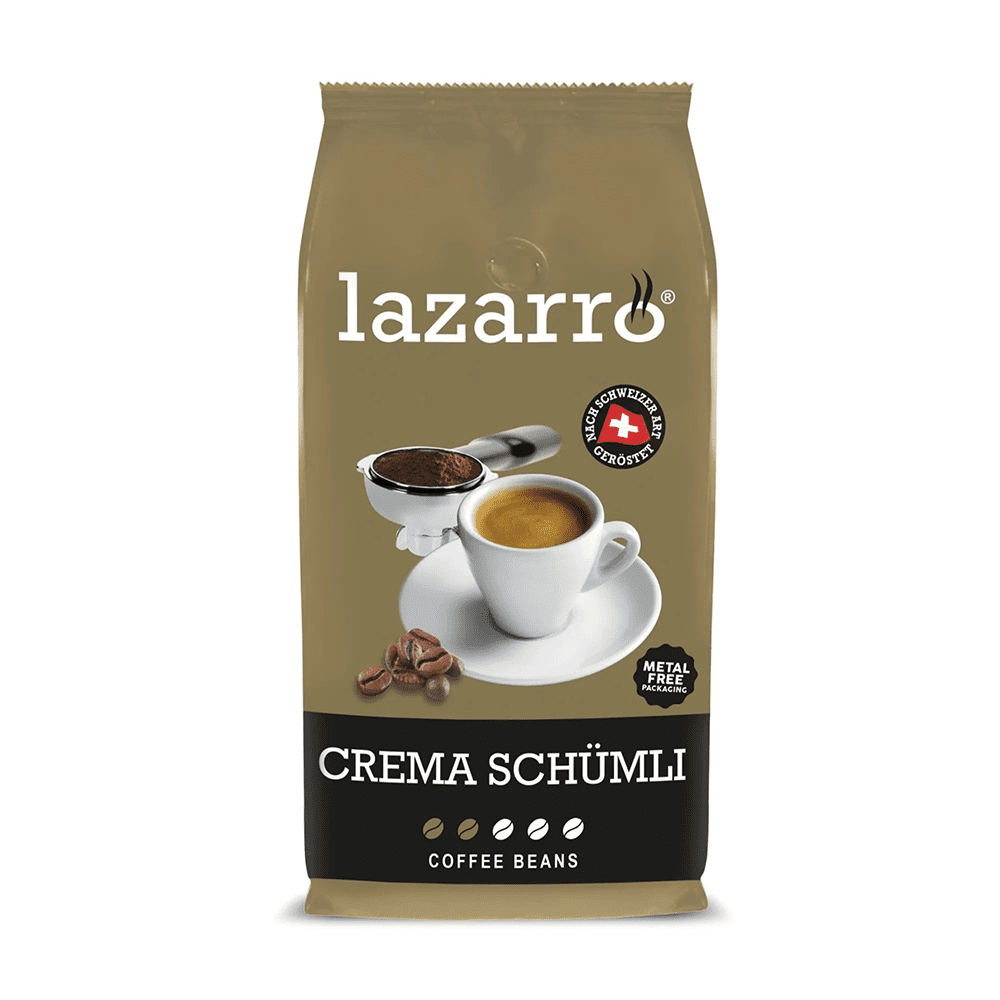 Lazarro Crema Schümli - Coffee Beans - 1 Kilogram