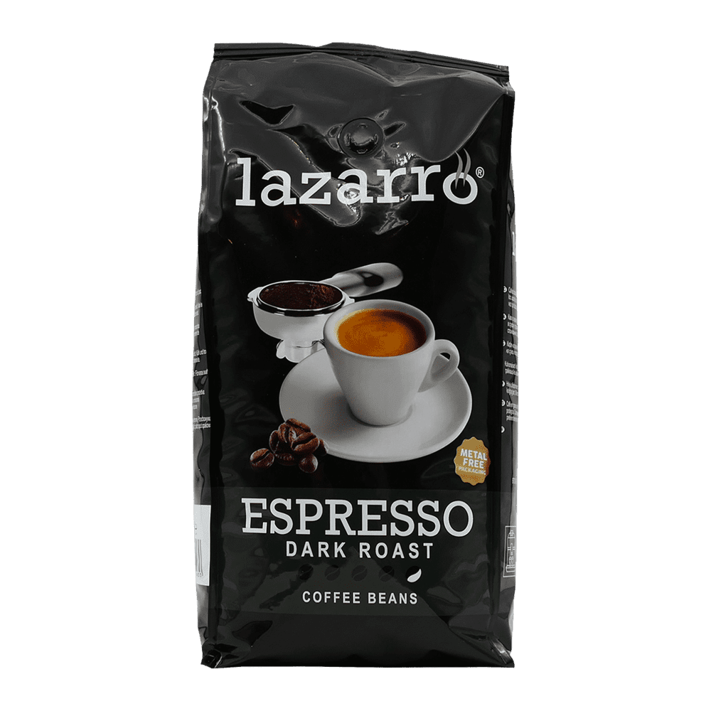 Lazarro espresso dark roast - coffee beans - 1 kilo