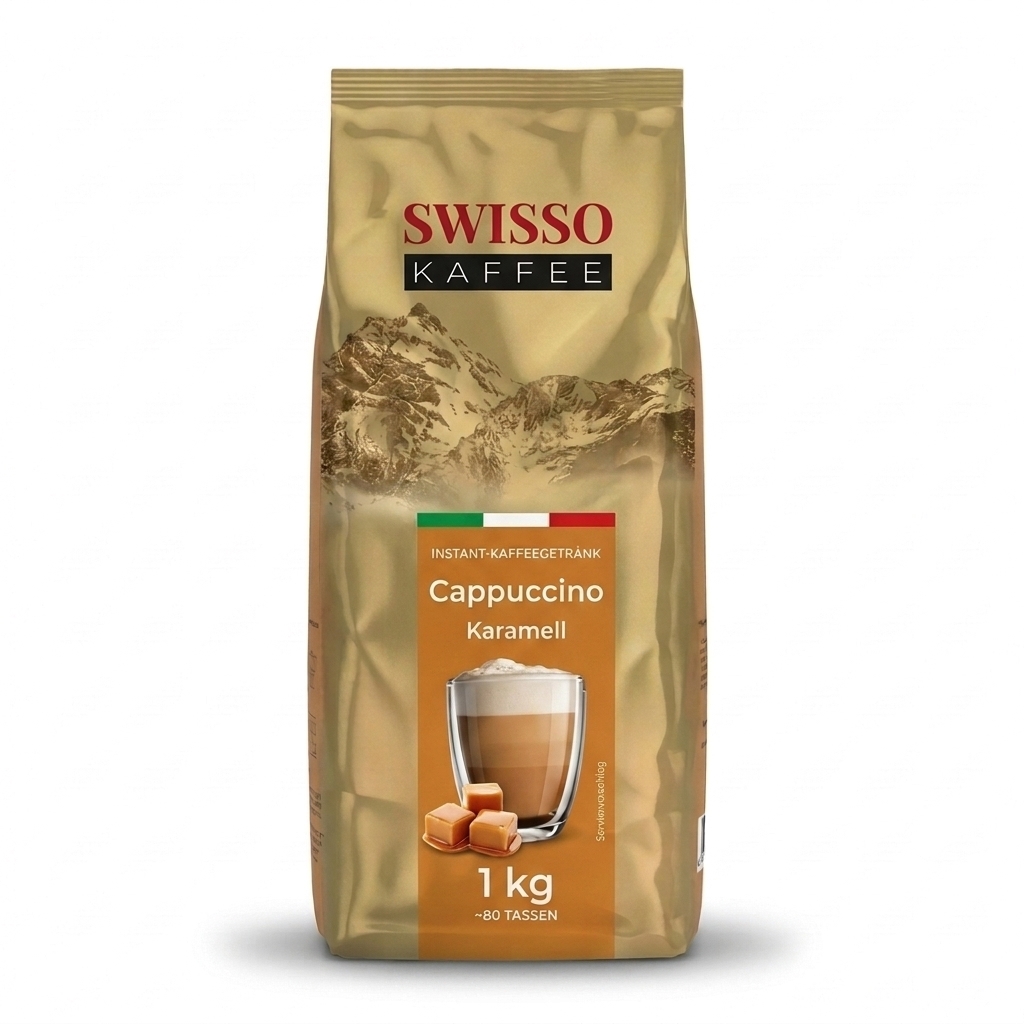 Swisso Kaffee Cappuccino Caramel - instant cappuccino - 1 kg