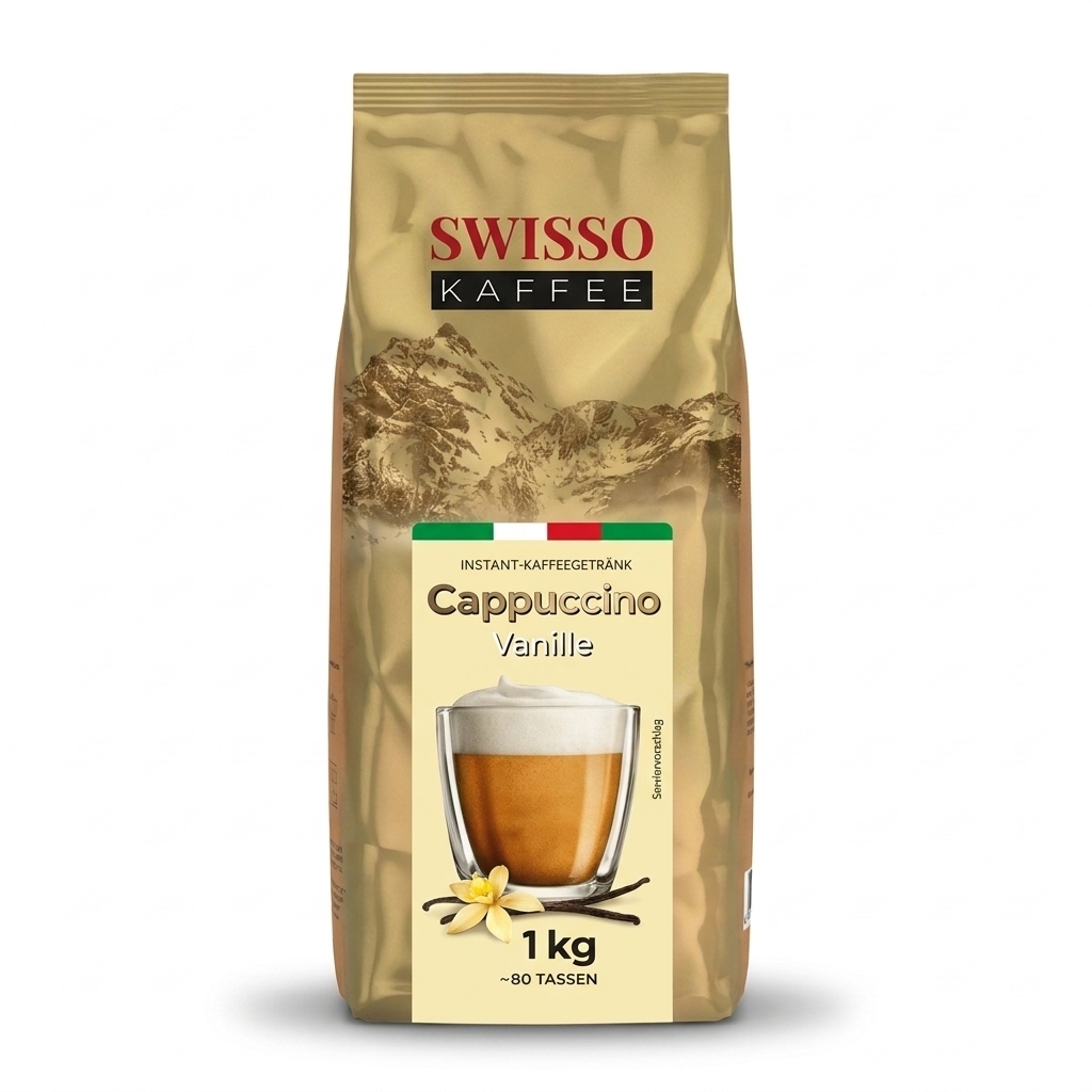 Swisso Kaffee Cappuccino Vanilla - instant cappuccino - 1 kg