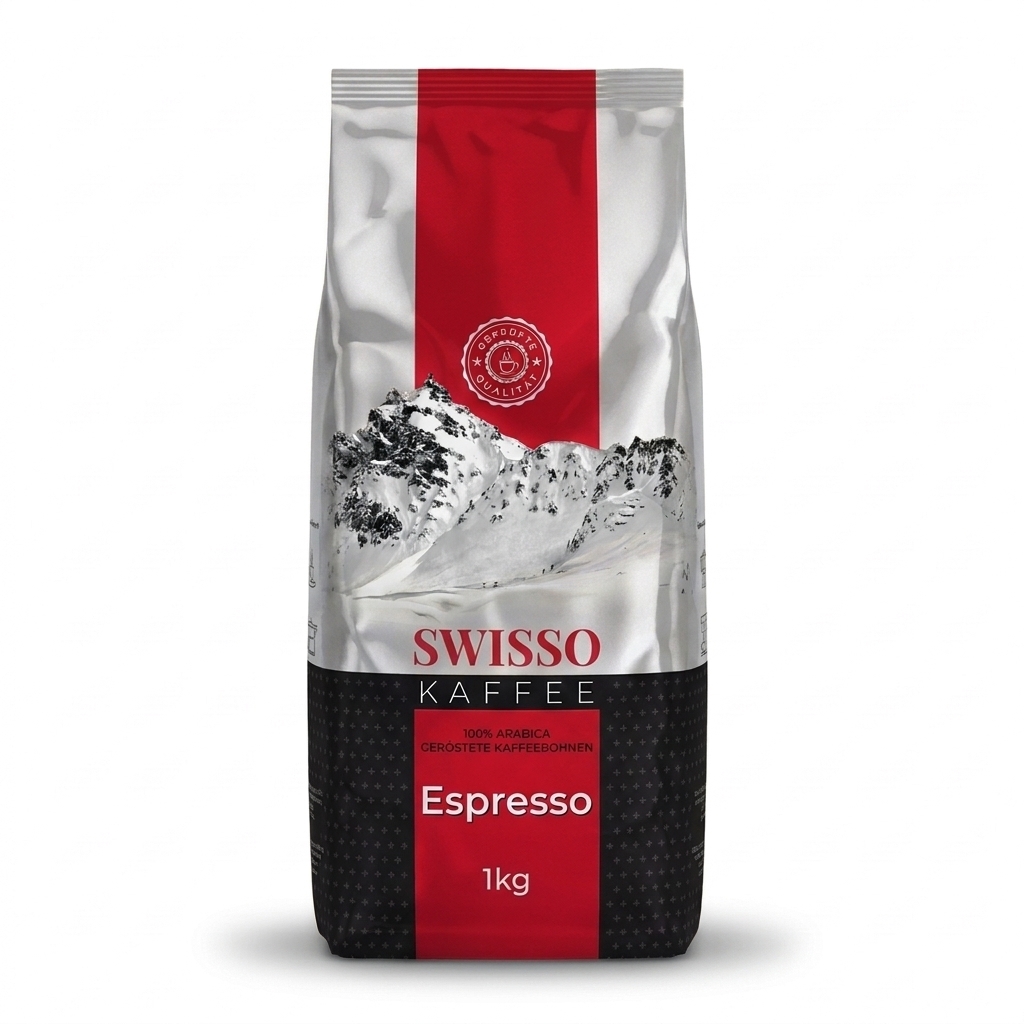 Swisso Kaffee Espresso - Coffee Beans - 1 kg