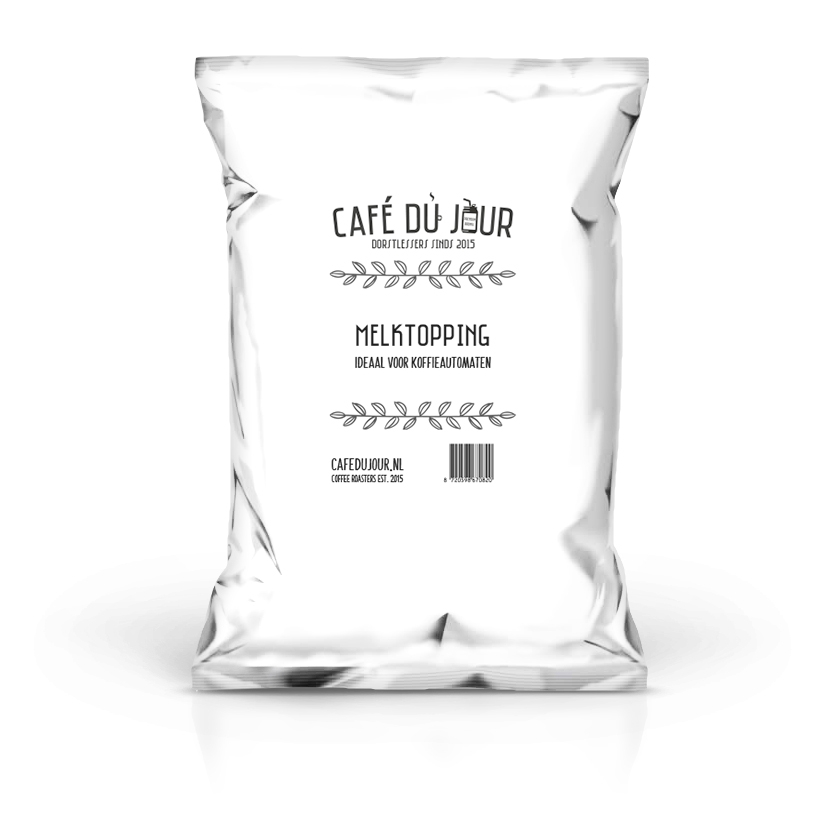 Café du Jour milk topping