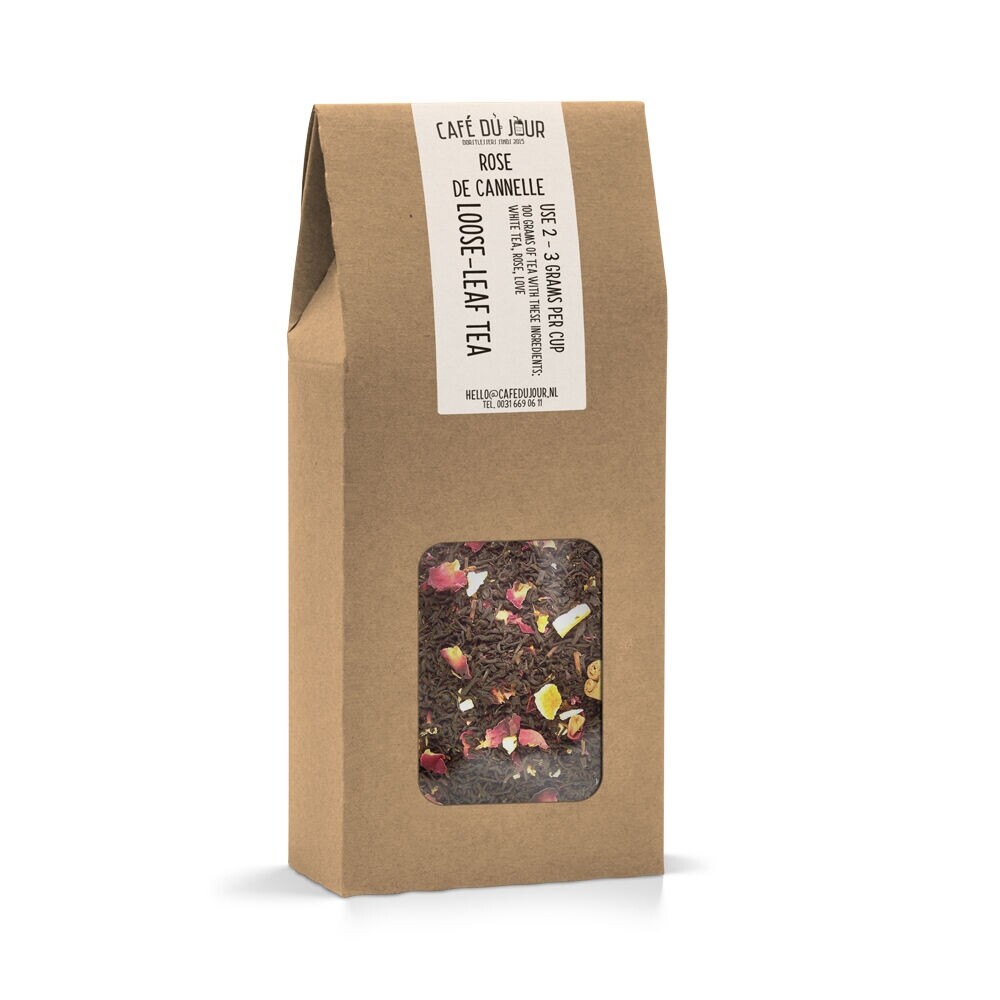 Rose de Cannelle - Black Tea 100 grams - Café du Jour loose tea