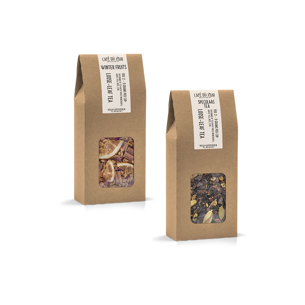 Café du Jour loose leaf tea – the Sinterklaas duo – 2 x 100 grams