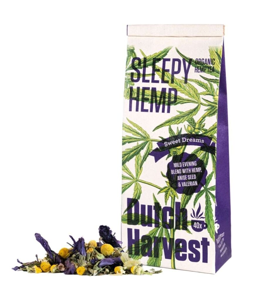 Sleepy Hemp - Hemp & Herbal Tea Blend 40g - Dutch Harvest loose leaf tea