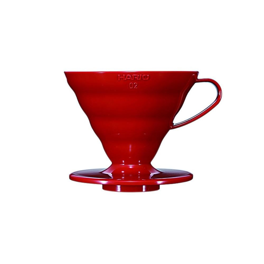 Hario V60 dripper - red plastic - size 02
